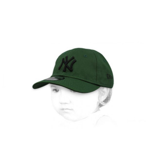 green NY baby cap Infant League Ess NY green black